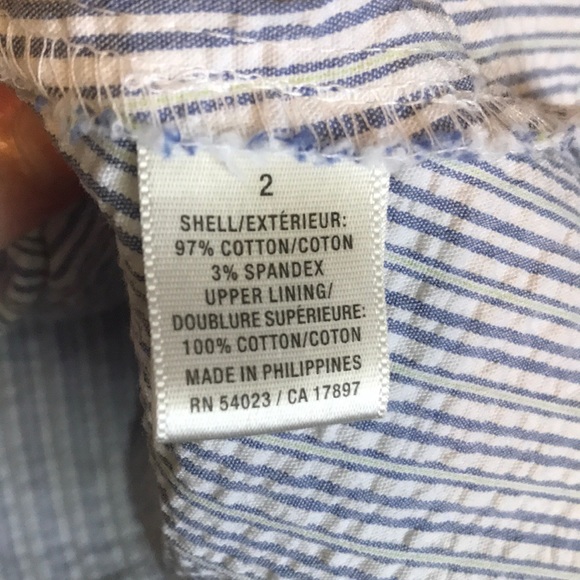 Seersucker Old Navy Strapless dress - Picture 4 of 4